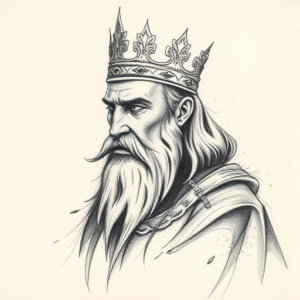 Charcoal King Tattoo