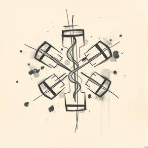 Charcoal Medical Tattoo