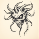 Charcoal Medusa Tattoo