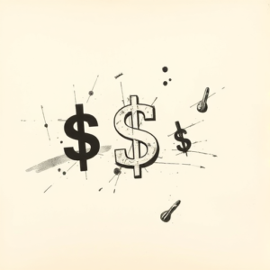 Charcoal Money Tattoo