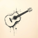 Charcoal Music Tattoo