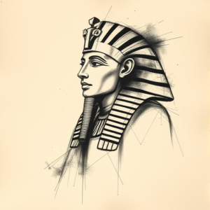 Charcoal Pharaoh Tattoo
