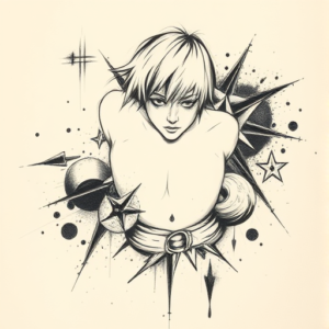Charcoal Rockstar Tattoo