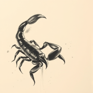 Charcoal Scorpio Tattoo