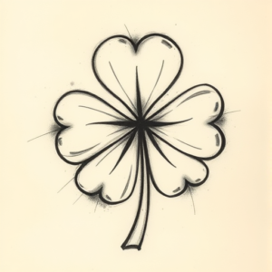 Charcoal Shamrock Tattoo