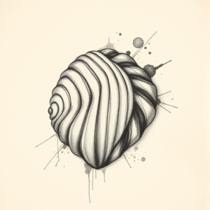 Charcoal Shell Tattoo