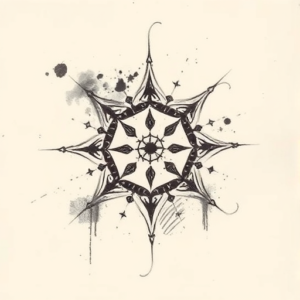 Charcoal Shiva Tattoo