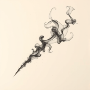 Charcoal Smoke Tattoo