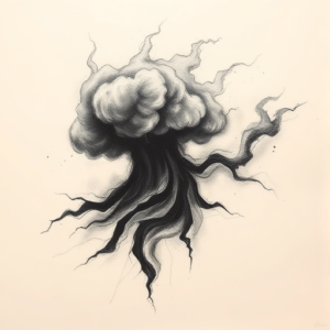 Charcoal Storm Tattoo