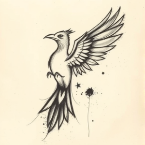 Charcoal Thunderbird Tattoo