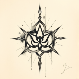Charcoal Trinity Tattoo