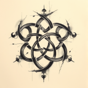 Charcoal Yggdrasil Tattoo