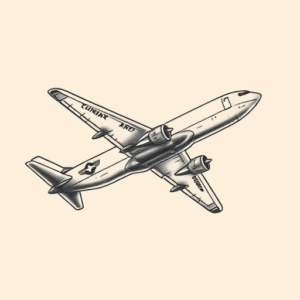 Chicano Airplane Tattoo