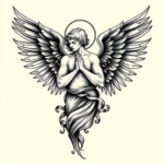 Chicano Angel Tattoo