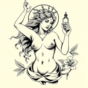 Chicano Aphrodite Tattoo