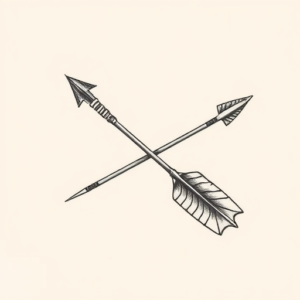 Chicano Arrow Tattoo