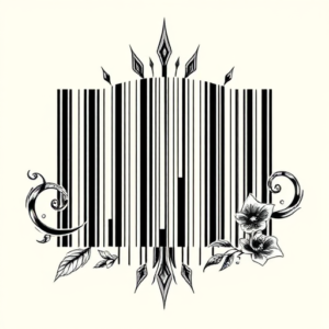 Chicano Barcode Tattoo