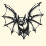 Chicano Bat Tattoo