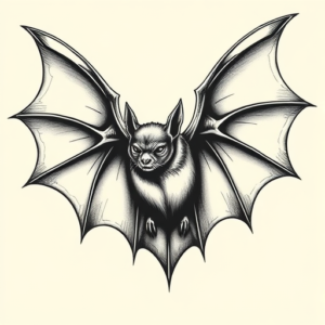 Chicano Bat Tattoo