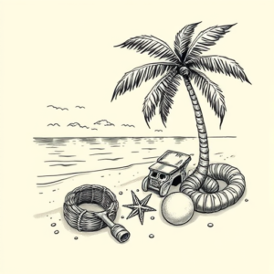 Chicano Beach Tattoo