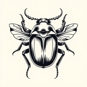 Chicano Beetle Tattoo