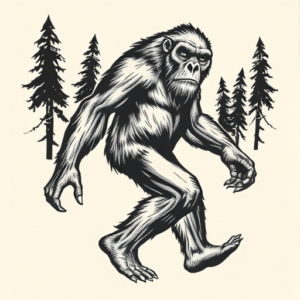 Chicano Bigfoot Tattoo