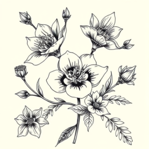 Chicano Botanical Tattoo