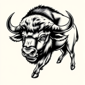 Chicano Buffalo Tattoo