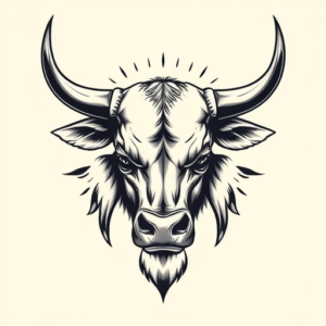 Chicano Bull Tattoo