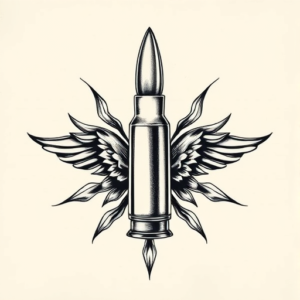 Chicano Bullet Tattoo