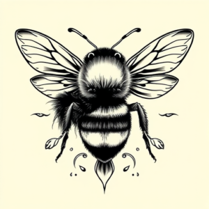Chicano Bumblebee Tattoo