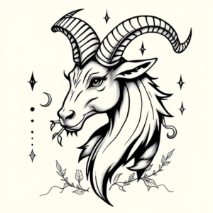 Chicano Capricorn Tattoo