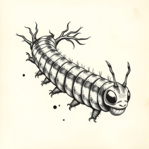 Chicano Caterpillar Tattoo