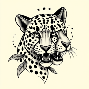 Chicano Cheetah Tattoo
