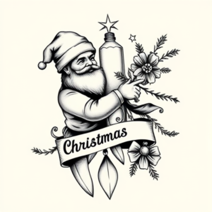 Chicano Christmas Tattoo