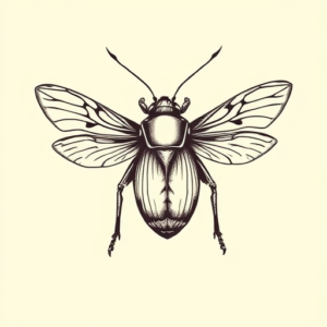 Chicano Cicada Tattoo