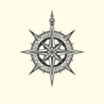 Chicano Compass Tattoo