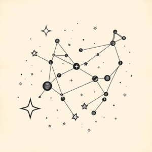 Chicano Constellation Tattoo