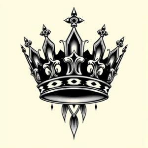 Chicano Crown Tattoo