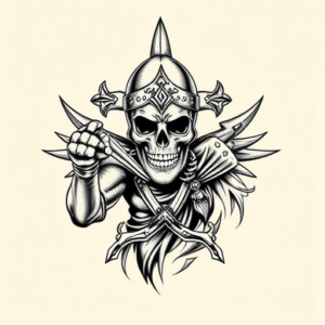 Chicano Crusader Tattoo