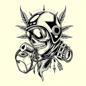 Chicano Cyber Tattoo