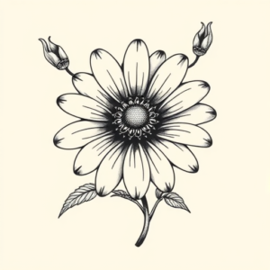 Chicano Daisy Tattoo