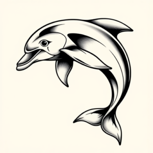 Chicano Dolphin Tattoo