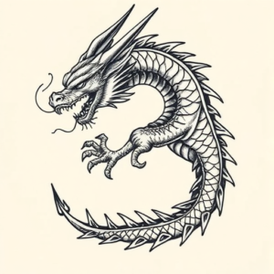 Chicano Dragon Tattoo