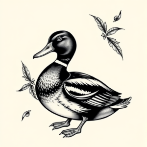 Chicano Duck Tattoo
