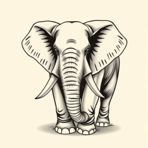 Chicano Elephant Tattoo