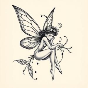 Chicano Fairy Tattoo