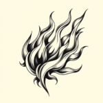 Chicano Flame Tattoo