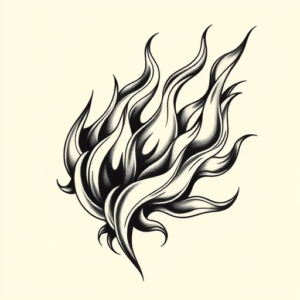 Chicano Flame Tattoo