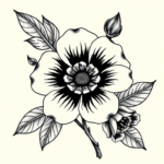 Chicano Flower Tattoo